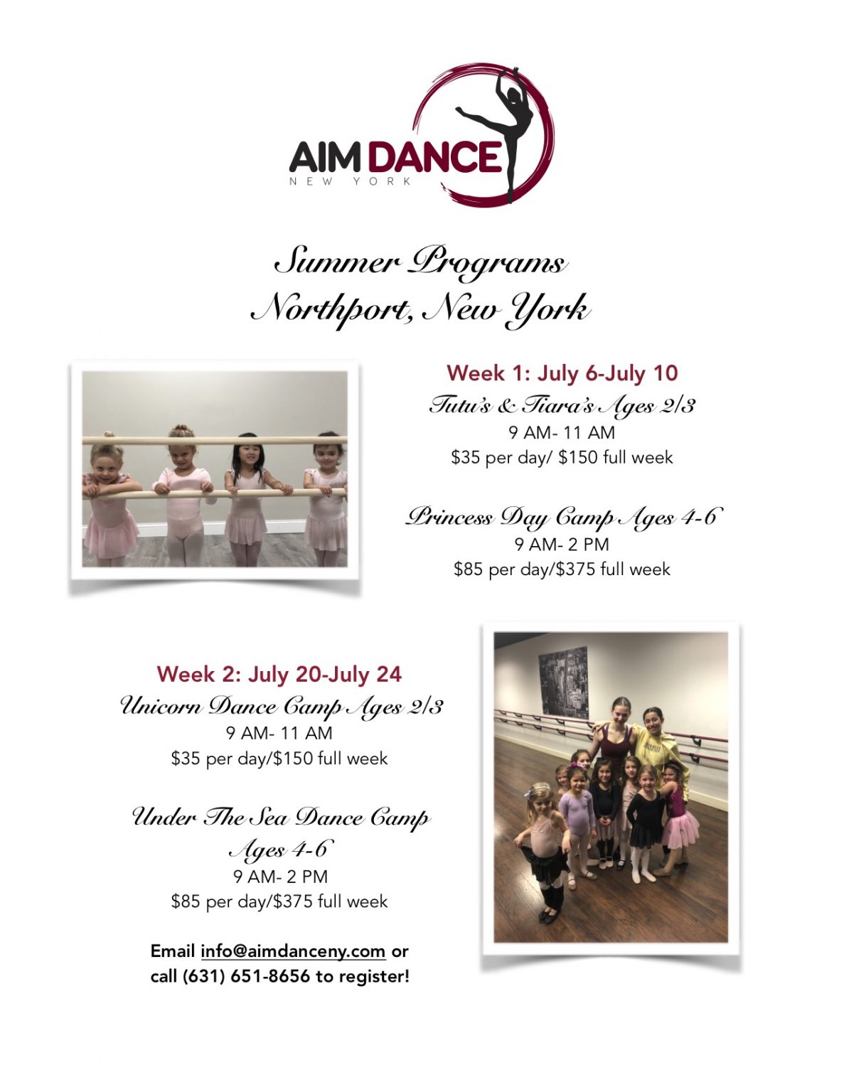 Summer Programs Art In Motion Dance Center